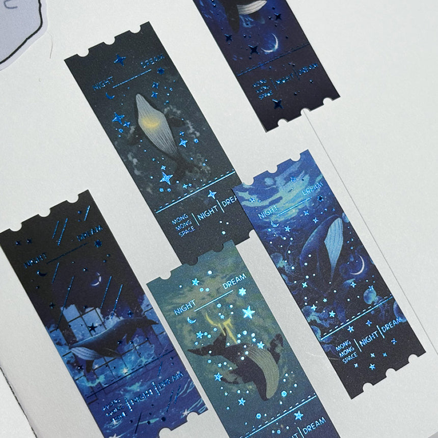 Deep Blue Night Sticker