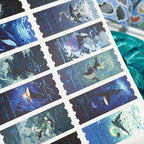 Deep Blue Night Sticker