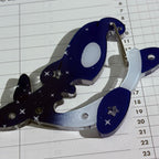 Midnight Hour Acrylic Carabiner