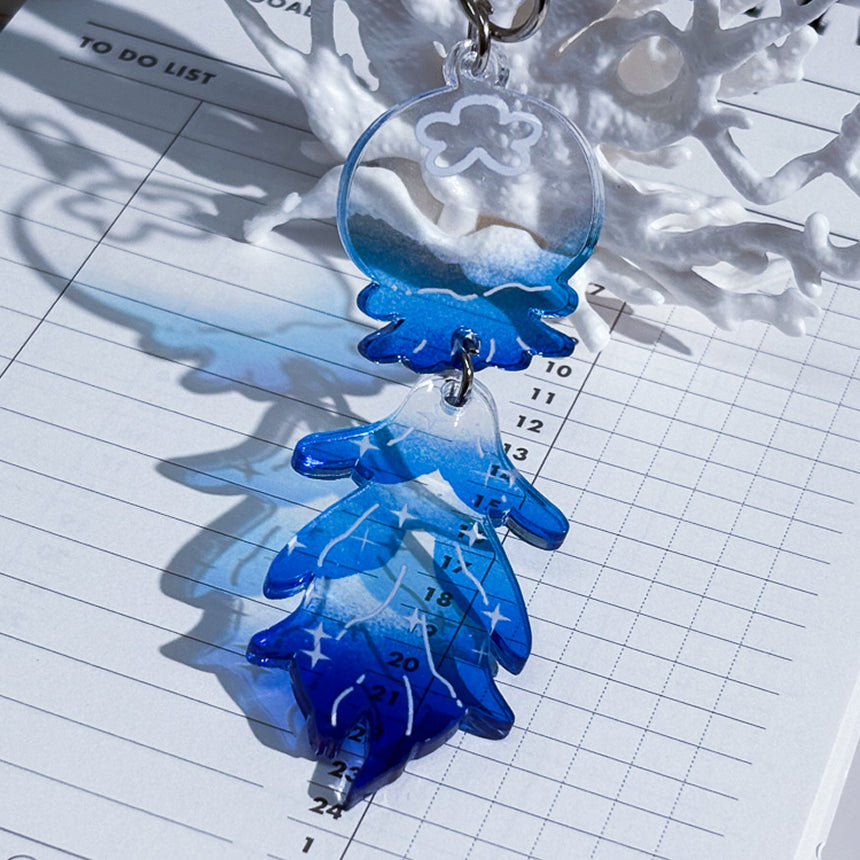 Luminous Jellyfish Acrylic Keychain