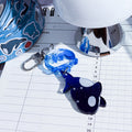 Orca Wave Furin Acrylic Keychain