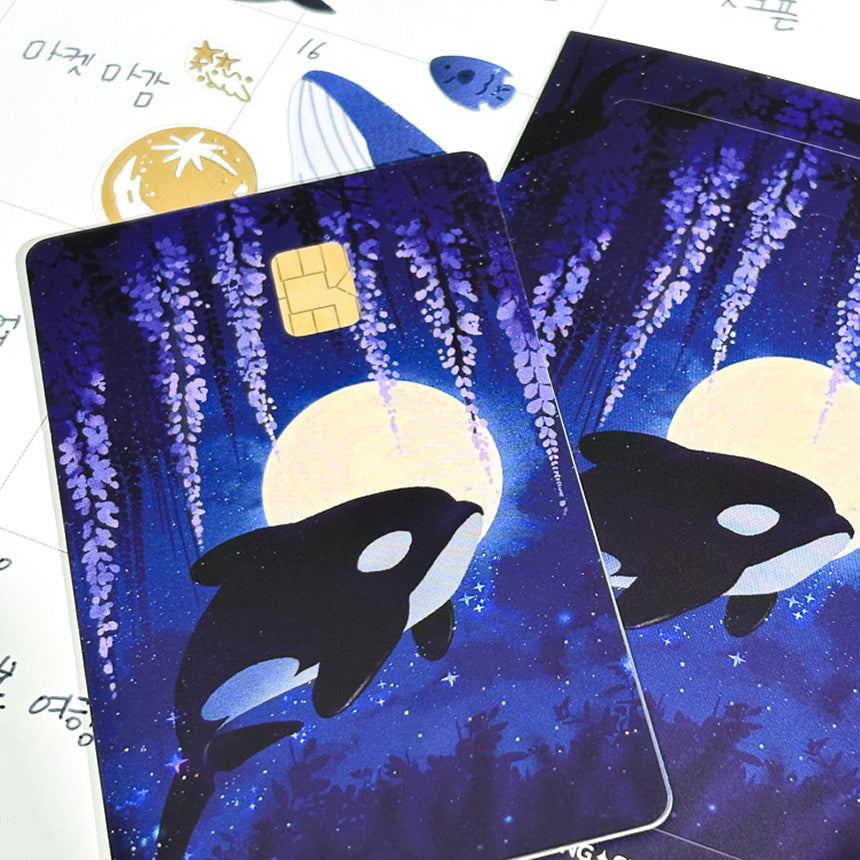 Wisteria Night Credit Card Sticker (2 pcs)