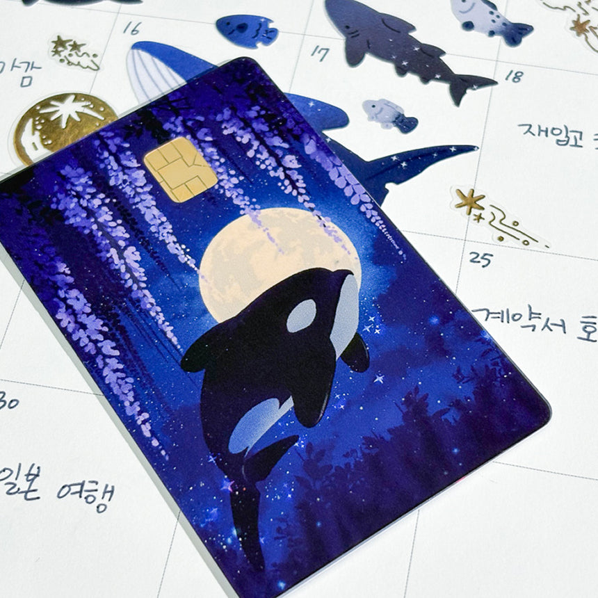 Wisteria Night Credit Card Sticker (2 pcs)