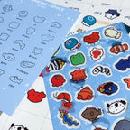 Soft Sea Friends Sticker
