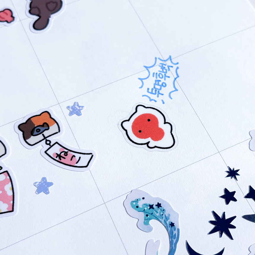 Soft Sea Friends Sticker