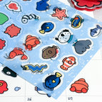 Soft Sea Friends Sticker