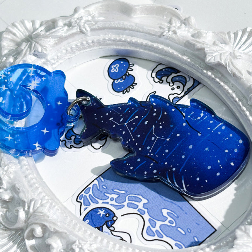 Whale Shark Furin Acrylic Keychain