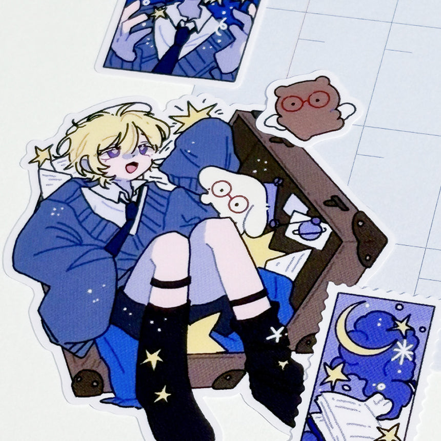Cosmo & Celuna Lab Sticker