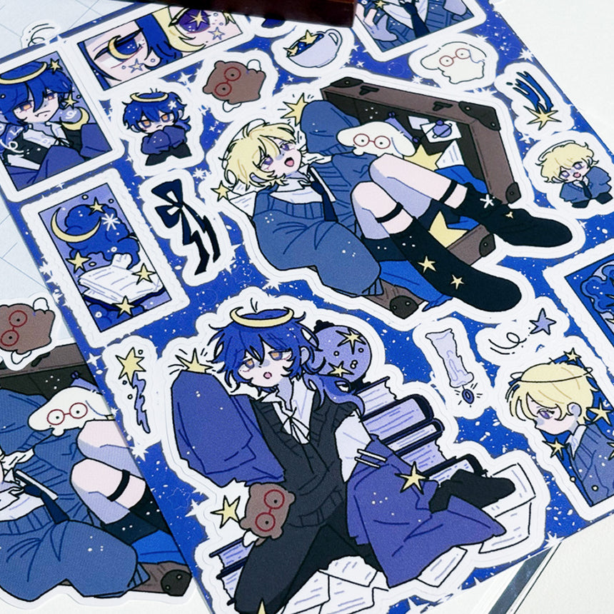 Cosmo & Celuna Lab Sticker