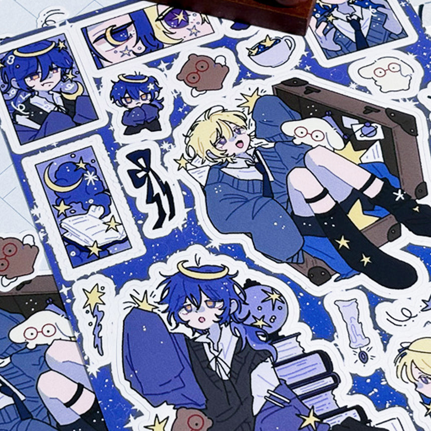 Cosmo & Celuna Lab Sticker
