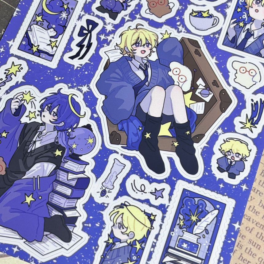 Cosmo & Celuna Lab Sticker