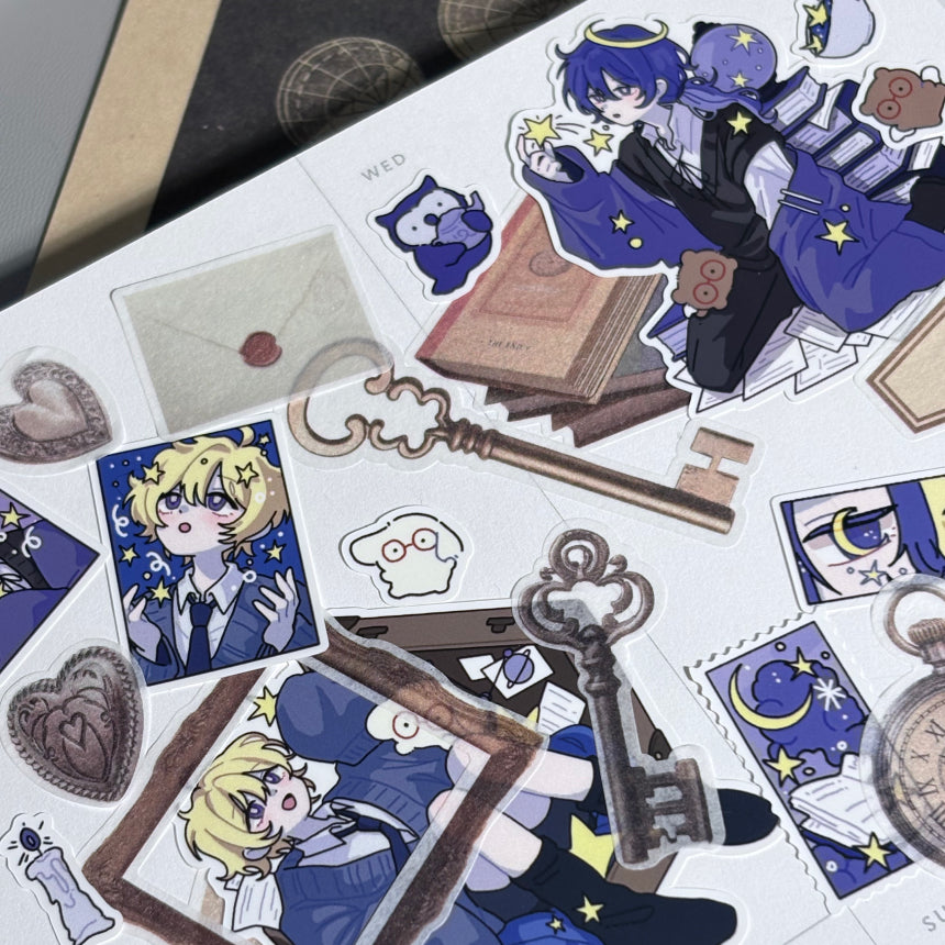 Cosmo & Celuna Lab Sticker