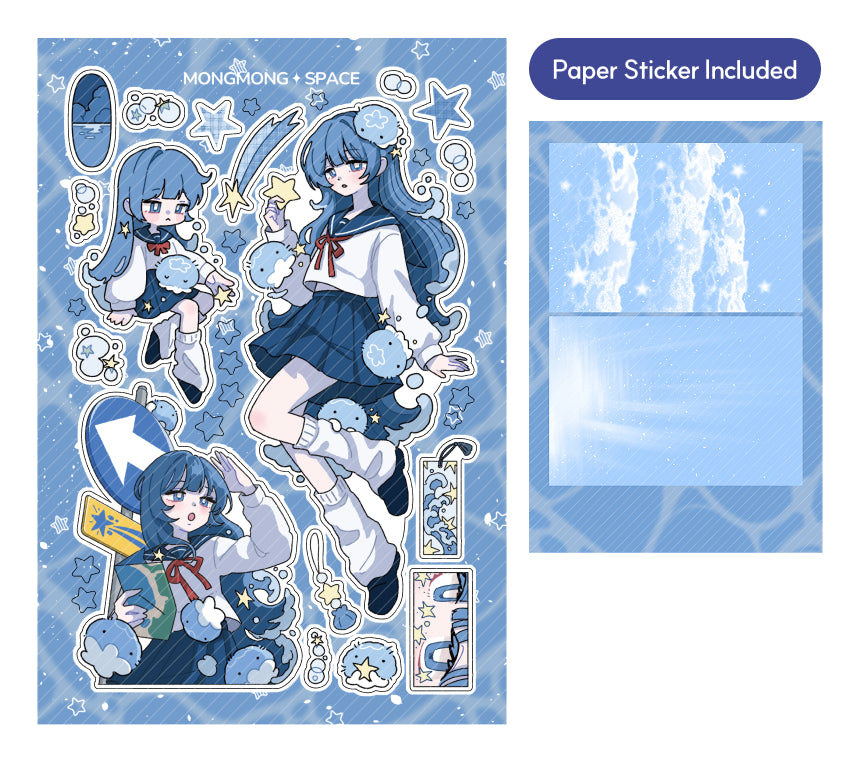 Child of the Waves Sticker