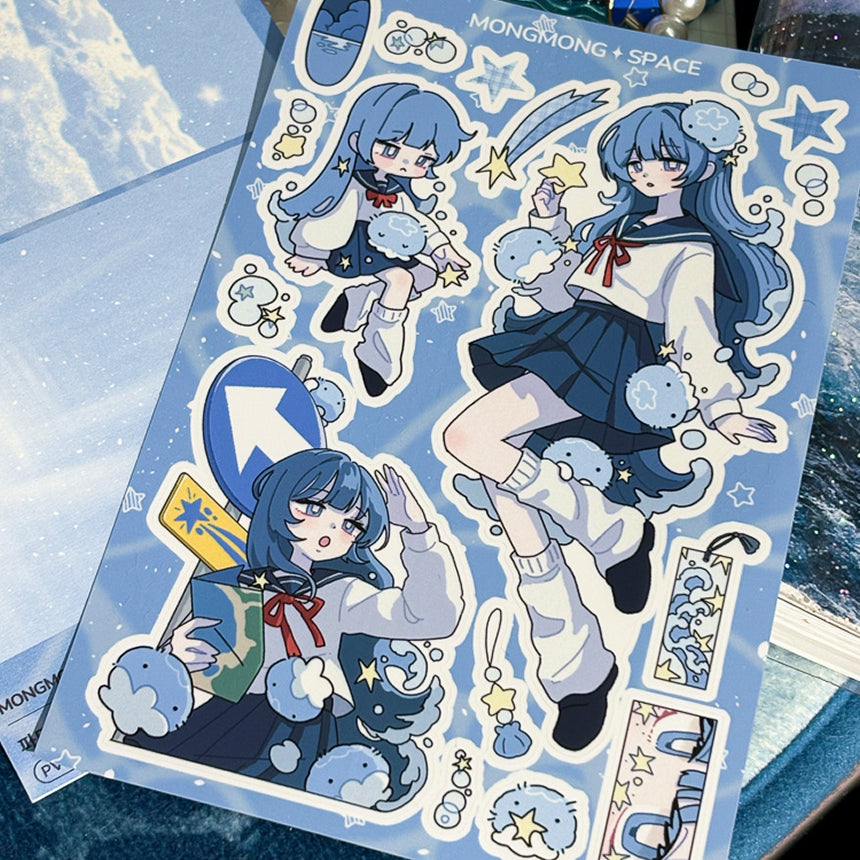 Child of the Waves Sticker