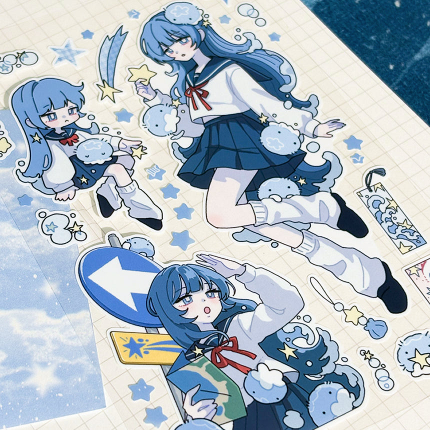 Child of the Waves Sticker