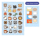 Fluffy Animal Friends Seal Sticker