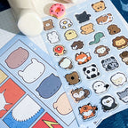 Fluffy Animal Friends Seal Sticker