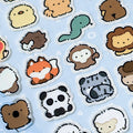 Fluffy Animal Friends Seal Sticker