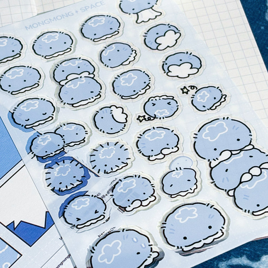 Fluffy Jellypi Seal Sticker
