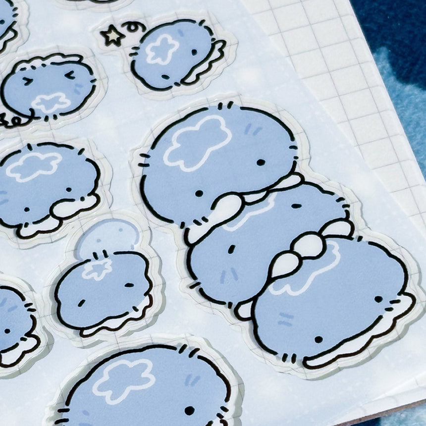 Fluffy Jellypi Seal Sticker