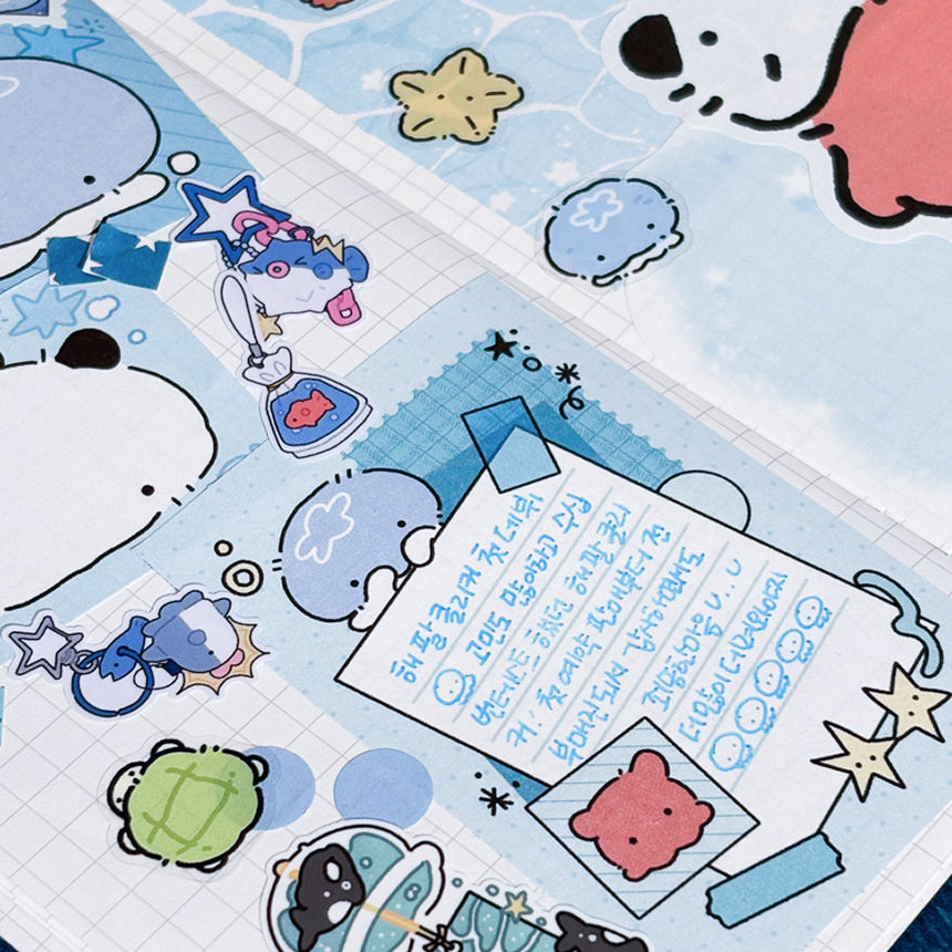 Plop Sea Friends Sticker Pack (8 Sheets)