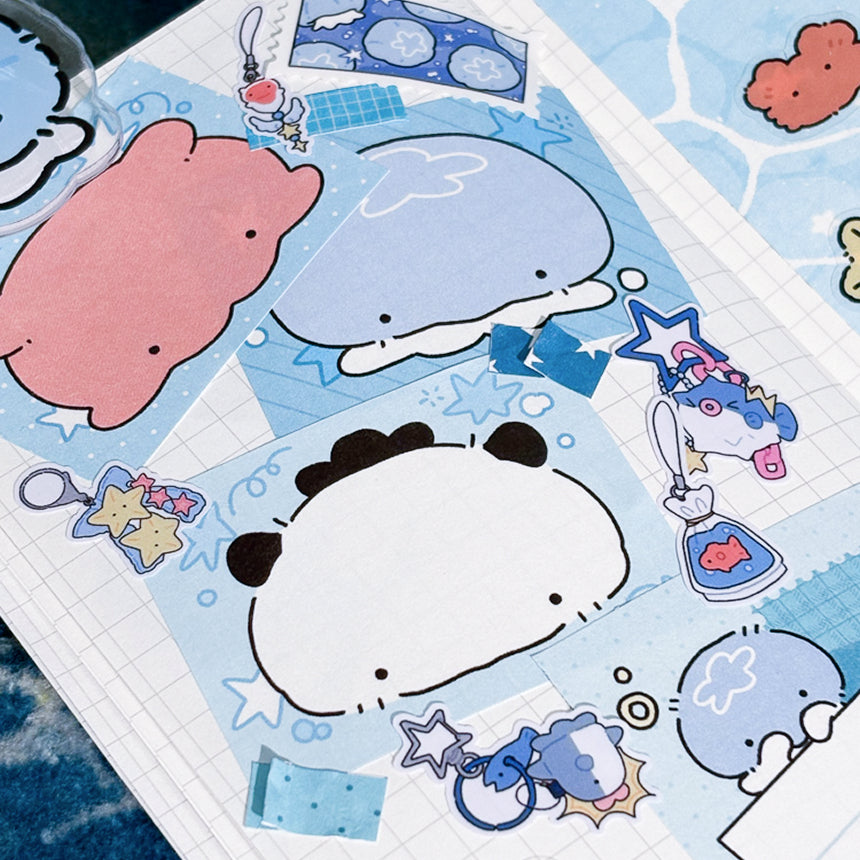 Plop Sea Friends Sticker Pack (8 Sheets)